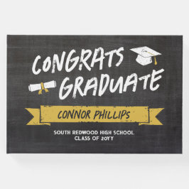 ブラックイエローチョーククールおめでとう卒業生 ゲストブック