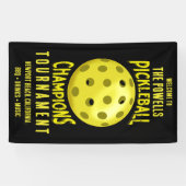 ブラックイエローピックボール大会 横断幕 (横)