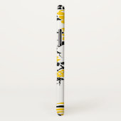 ブラックイエローピーコック&さくらんぼの花アールヌーボー Case-Mate iPhoneケース (裏面/右)