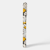 ブラックイエローフローラマチスブロックプリント Case-Mate iPhoneケース (裏面 / 右)