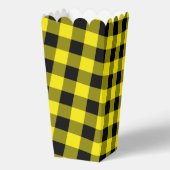 ブラックイエロープレイドチェックポップコーンボックス フェイバーボックス (裏面)