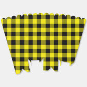 ブラックイエロープレイドチェックポップコーンボックス フェイバーボックス (見開き)