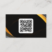 ブラックイエローホームエレガントコンモダンサルタント 名刺 (裏面)