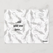 ブラックイカのアイコン ポストカード (裏面)