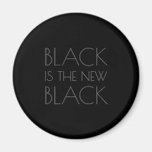 ブラックイズニューブラック タイポグラフィマグネット
