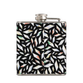 ブラックイズビューティフルダイヤモンズビニール包まれたフラスコ フラスク (裏面)