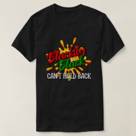 ブラックイティブラックはブラックの歴史の月を隠すことができない Tシャツ