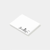 ブラックインクのシアトルのスカイライン ポストイット (アングル)