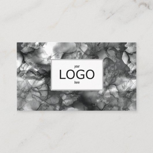 ブラックインクビジネスカード 名刺 (正面)