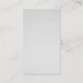 ブラックインク及びフェイクグリッター 名刺 (裏面)