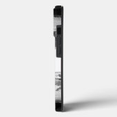 ブラックインク |ブラックウォーターカラー抽象芸術モノグラム Case-Mate iPhoneケース (裏面 / 左)