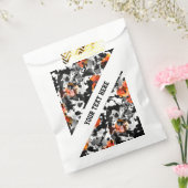 ブラックインク&ポピーのパターン+あなたのバックガー。&アイディア フェイバーバッグ (封をした状態)