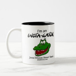 ブラックインテリアコーヒーマグと通りチームロゴ ツートーンマグカップ