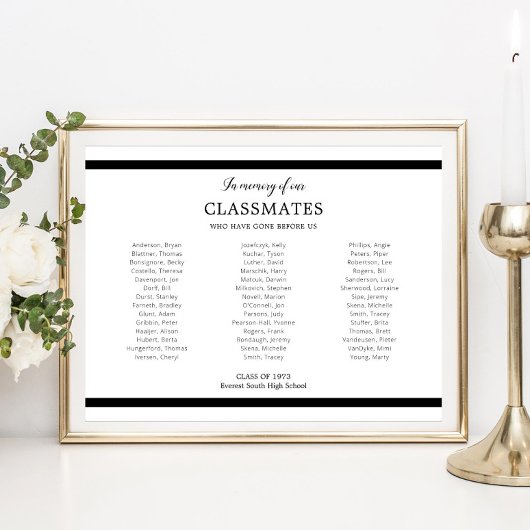 ブラックイン同級生の学校懇親会 ポスター