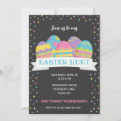 ブラックイースターエッグ狩り招待状 案内状 (正面)
