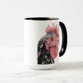 ブラックウはっきりしたォーターカラーオードスターマグ マグカップ (正面右)