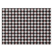 ブラックウィザチェックテーブルクロススポーツデザイン テーブルクロス (正面(横))