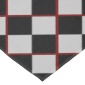 ブラックウィザチェックテーブルクロススポーツデザイン テーブルクロス (アングル)