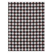 ブラックウィザチェックテーブルクロススポーツデザイン テーブルクロス (正面)