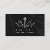 ブラックウィスクペストリーシェフホームベーカリーカフェペストリー 名刺 (正面)