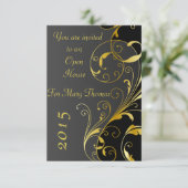 ブラックウィズ金ゴールドフロッシュオープンハウス招待状 招待状 (スタンド正面)