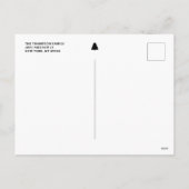 ブラックウィッシュ私たちはスクリプトを一緒にクリスマスだった シーズンポストカード (裏面)