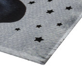 ブラックウィッチハットかわいいスパイダーハロウィン カッティングボード (角)