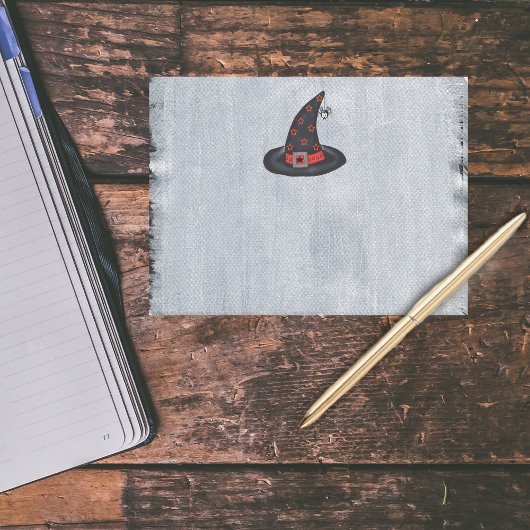 ブラックウィッチハットかわいいスパイダーハロウィン ポストイット