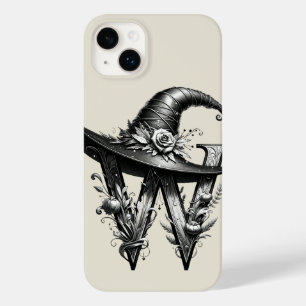 ブラックウィッチハットウィッチリーレターwカスタムイニシャル Case-Mate iPhone 14 plusケース