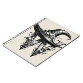 ブラックウィッチハットウィッチリーレターw魔法スペル ノートブック (左側)