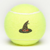 ブラックウィッチハットシルバーバックルスタースパイダー テニスボール (裏面)