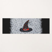 ブラックウィッチハットシルバーバックルスパイダーブラックスターズ ヨガマット (正面(横))