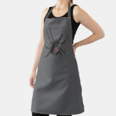 ブラックウィドウィドスパイダーオリジナルスケッチアートエプロン エプロン (インサイチュ)