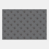 ブラックウィドウィドスパイダーオリジナルスケッチアート ラッピングペーパーシート (正面)