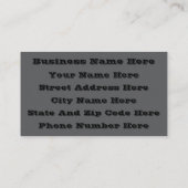 ブラックウィドウィドスパイダーオリジナルスケッチアート 名刺 (裏面)