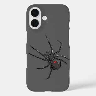 ブラックウィドウィドスパイダーオリジナルスケッチアート iPhone 16ケース