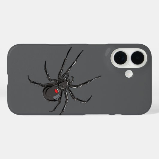 ブラックウィドウィドスパイダーオリジナルスケッチアート Case-Mate iPhoneケース (裏面 (横))