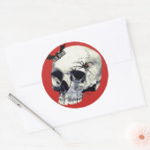 ブラックウィドウスカルシール ラウンドシール (封筒)