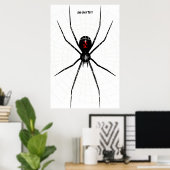 ブラックウィドウデザイン ポスター (ホームオフィス)