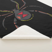 ブラックウィドウ・スパイダーギフト | Spider Lovers シェルパブランケット (3/4)