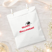 ブラックウィドウ ハロウィンお菓子袋 フェイバーバッグ (クリップ留めされた状態)