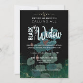 ブラックウィドウ 魅了と困惑の蓮の葉 招待状 (正面)