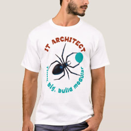 ブラックウィドウITアーキテクトモジュラー面白グッズ Tシャツ