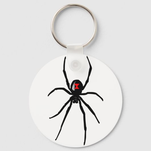 ブラックウィドキーチェーン キーホルダー (正面)