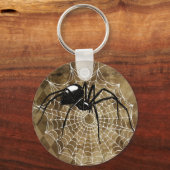 ブラックウィドキーチェーン キーホルダー (正面)