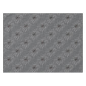 ブラックウィドスパイダーとスパイダーウェブスケッチアート テーブルクロス (正面(横))