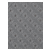 ブラックウィドスパイダーとスパイダーウェブスケッチアート テーブルクロス (正面)