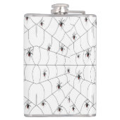 ブラックウィドスパイダーとベビー- フラスク (裏面)