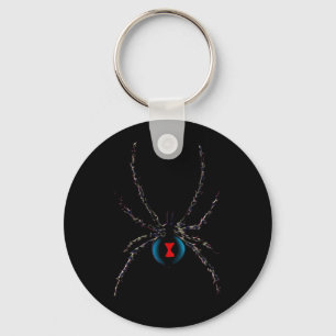 ブラックウィドスパイダーキーチェーン キーホルダー