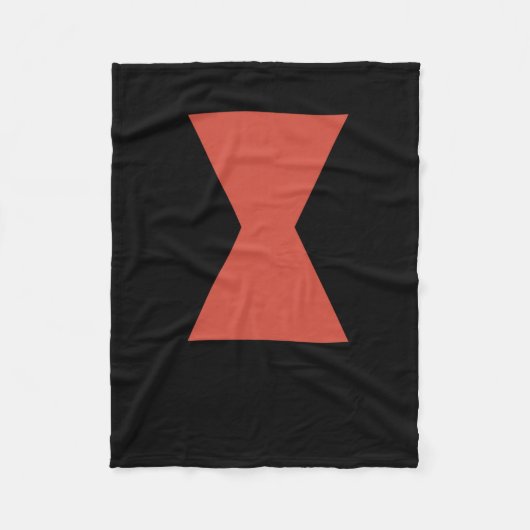 ブラックウィドスパイダーステッカー フリースブランケット (正面)